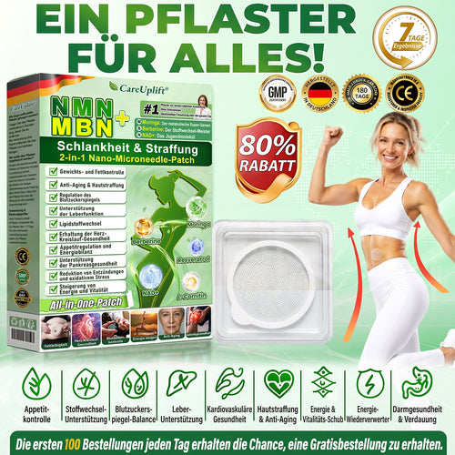 🇩🇪 𝐎𝐟𝐟𝐢𝐜𝐢𝐚𝐥𝐞𝐫 𝐃𝐞𝐮𝐭𝐬𝐜𝐡𝐥𝐚𝐧𝐝-𝐒𝐡𝐨𝐩 | 🧑‍⚕️🩺 𝐂𝐚𝐫𝐞𝐔𝐩𝐥𝐢𝐟𝐭® Moringa · Berberin × NAD+ 𝟏𝟎-𝐢𝐧-𝟏 𝐀𝐝𝐯𝐚𝐧𝐜𝐞𝐝 𝐍𝐚𝐧𝐨-𝐌𝐢𝐤𝐫𝐨𝐧𝐚𝐝𝐞𝐥-𝐏𝐚𝐭𝐜𝐡 — 𝐄𝐢𝐧𝐦𝐚𝐥 𝐭ä𝐠𝐥𝐢𝐜𝐡, 𝐬𝐢𝐜𝐡𝐭𝐛𝐚𝐫𝐞 𝐄𝐫𝐠𝐞𝐛𝐧𝐢𝐬𝐬𝐞 𝐢𝐧 𝟕 𝐓𝐚𝐠𝐞𝐧